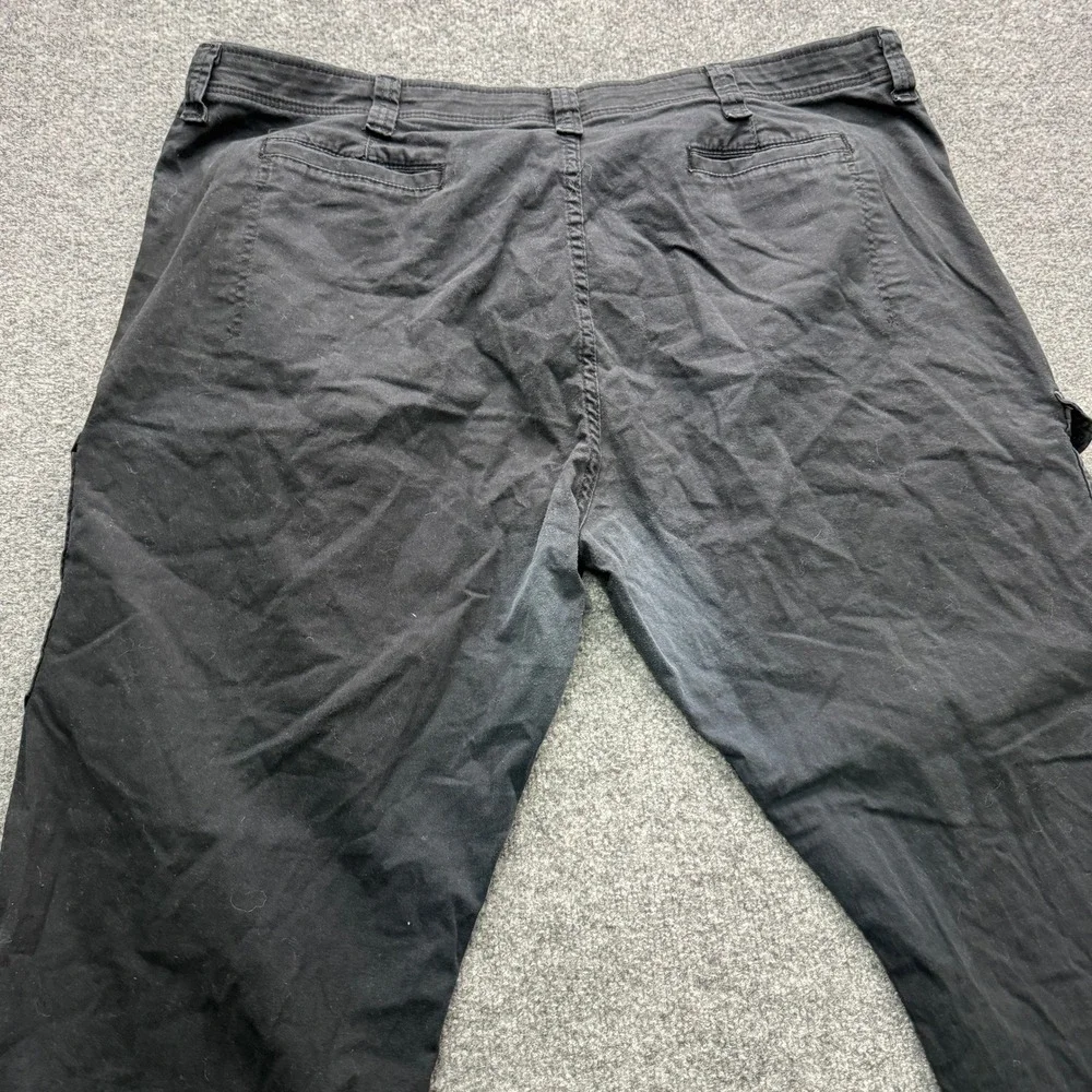 Wrangler Relaxed Fit Cargo Pants Mens 44x32 Black‎ Stretch Workwear Casual